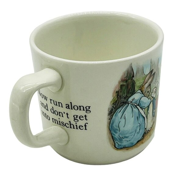 Wedgwood Peter Rabbit 3 Piece Nursery Set Plate Mug Oatmeal Bowl England Ceramic - Picture 14 of 16